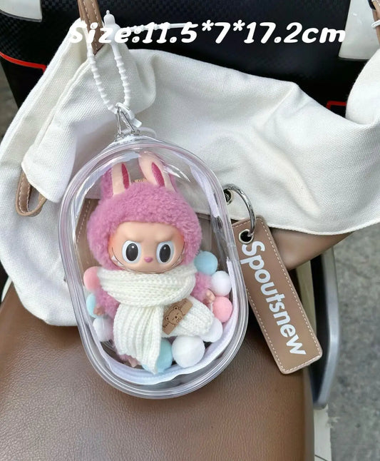 Labubu Doll Bag - Dustproof & Transparent Cover-10
